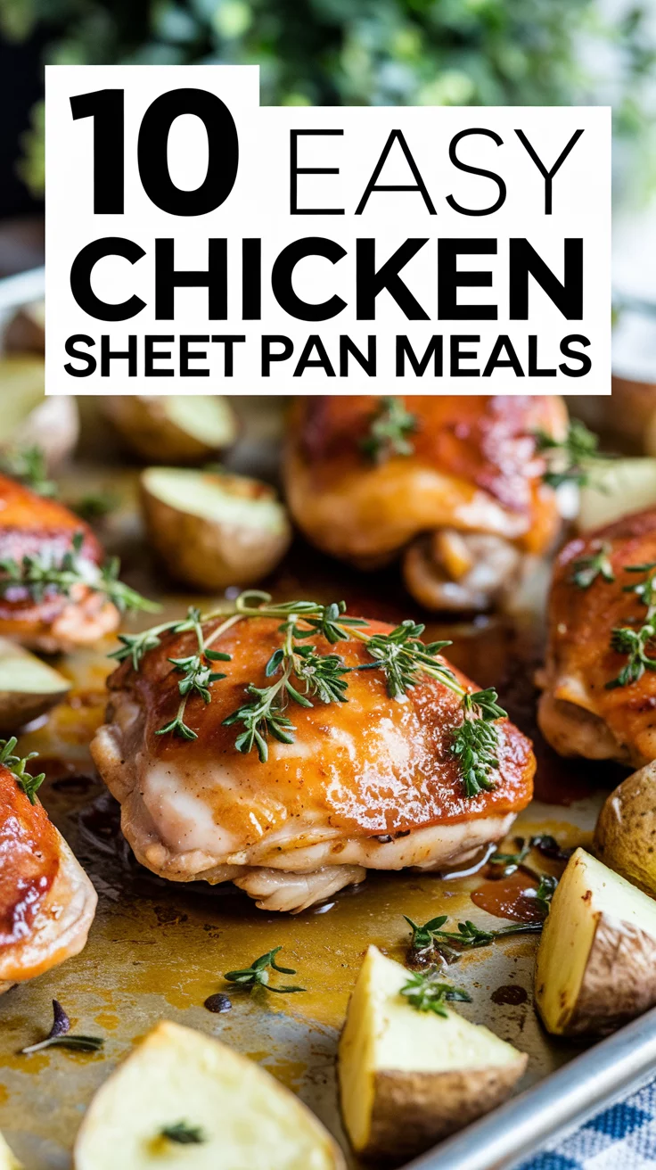 Quick & Easy Sheet Pan Chicken: 20-Minute Weeknight Dinners